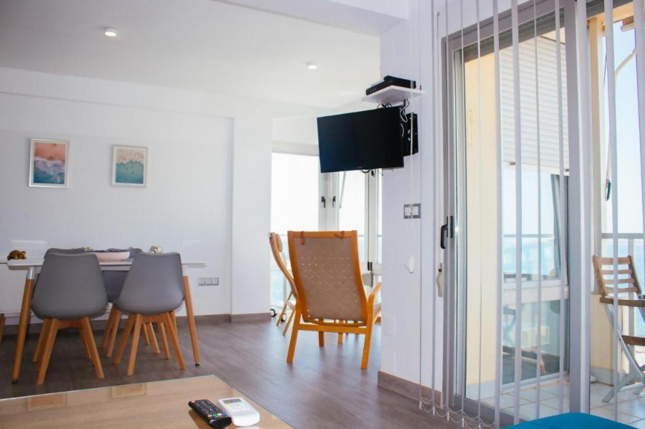 Appartamento Loft En Residencial 1ª Linea Con Piscina Algarrobo Costa Esterno foto