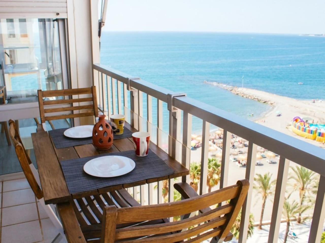 Appartamento Loft En Residencial 1ª Linea Con Piscina Algarrobo Costa Esterno foto